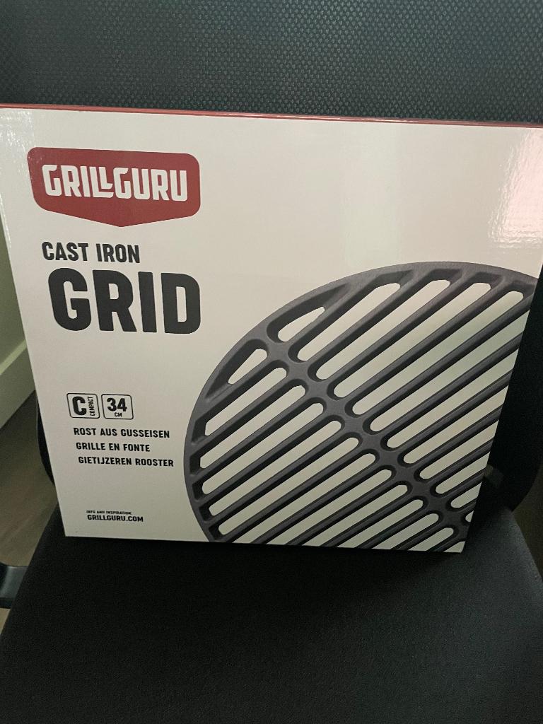 Grill guru cast iron grid, Ophalen, Nieuw, Gril Guru