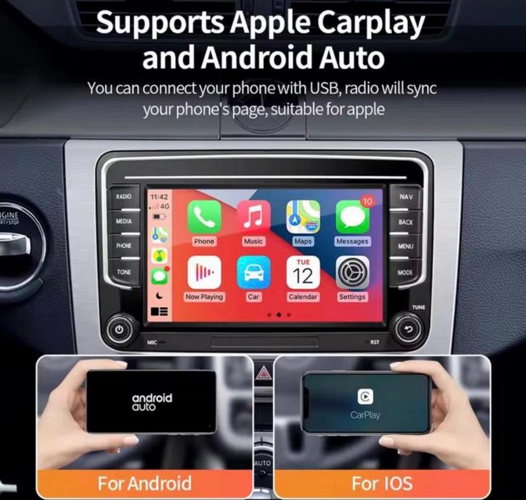Android 13 Autoradio GPS Voor VW/Volkswagen Skoda Octavia, Ophalen of Verzenden, Nieuw