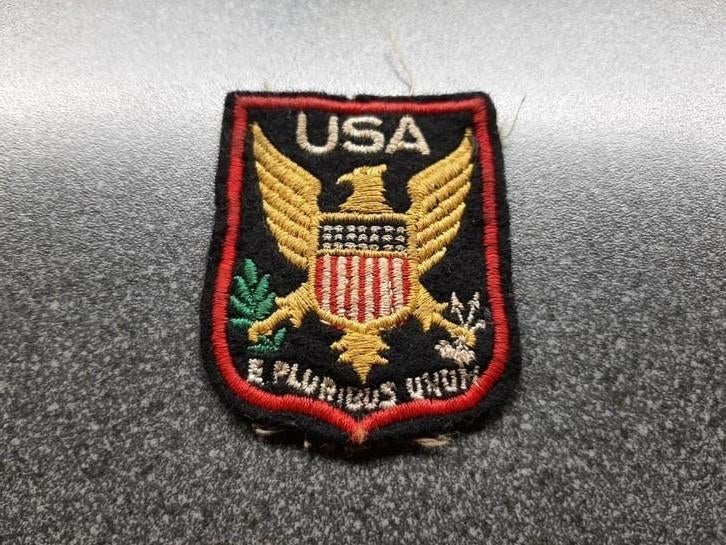 USA  -  patch   58 x 46 mm., Ophalen of Verzenden, Landmacht, Amerika, Embleem of Badge