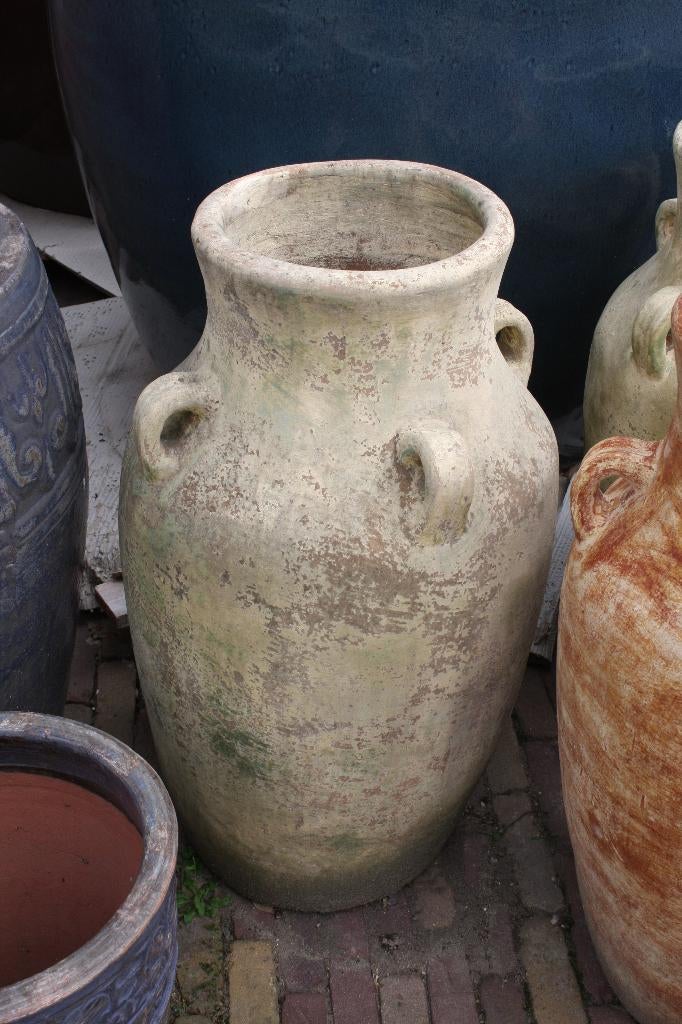 Mooie aardewerk kruiken amfora's vazen indoor & outdoor, Ophalen, Overige kleuren, Aardewerk of Porselein, Zo goed als nieuw