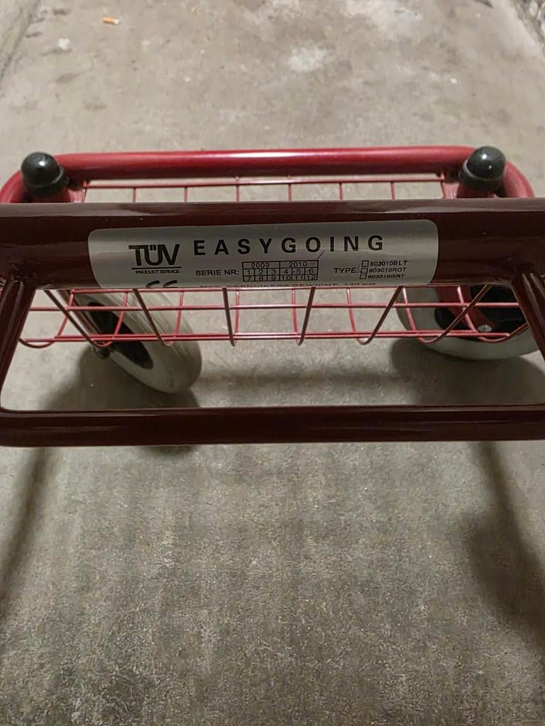 Rollator merk, easygoing, Ophalen