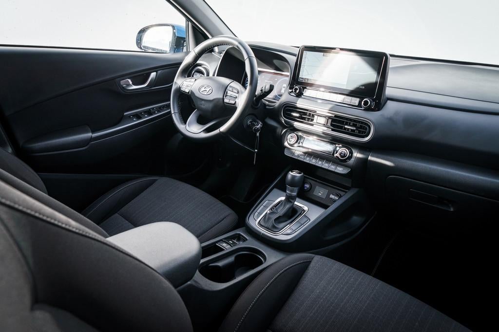 Hyundai KONA 1.6 GDI HEV Comfort | Automaat | Clima | Hybrid, Stof, Gebruikt, Met garantie (alle), Blauw