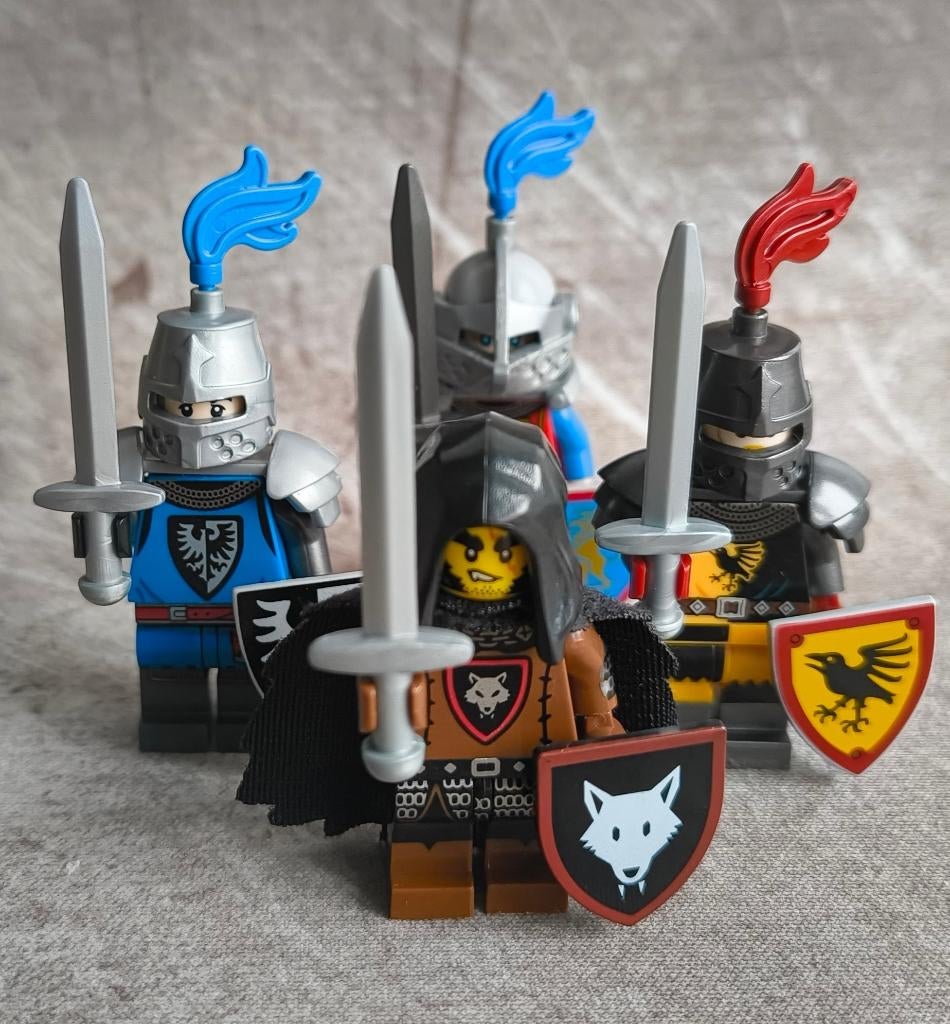 Bricks Middeleeuwse Ridder Minifiguur NIEUW, Kinderen en Baby's, Speelgoed | Bouwstenen, Ophalen of Verzenden, Nieuw, Overige merken