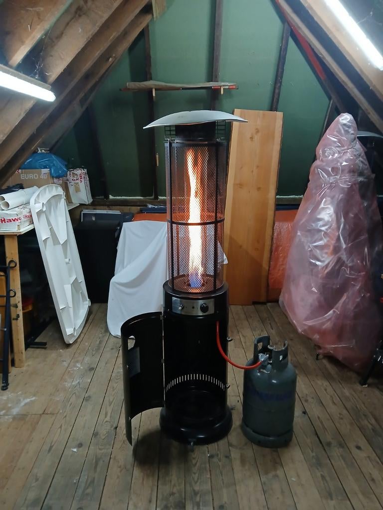 2x Terrasverwarmer/flameheater, Tuin en Terras, Terrasverwarmers, Gebruikt, Ophalen