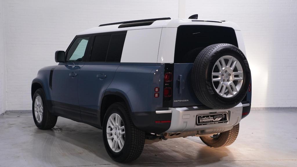 Landrover Defender 3.0 D250 110 Grijs Kenteken 3-Zits Leder, Blauw, Leder, Bedrijf, Diesel