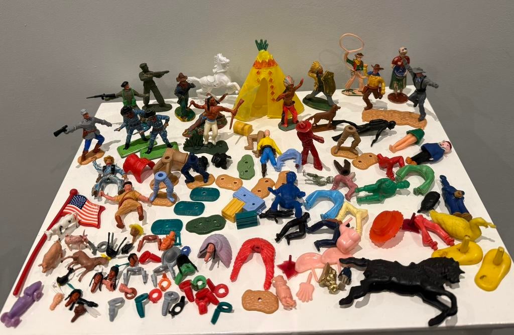 Lot Timpo Toys en Britains figuurtjes, Verzenden, Gebruikt