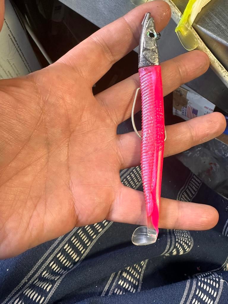 Sandeel minnow, Ophalen of Verzenden, Zo goed als nieuw, Dobber of Lood