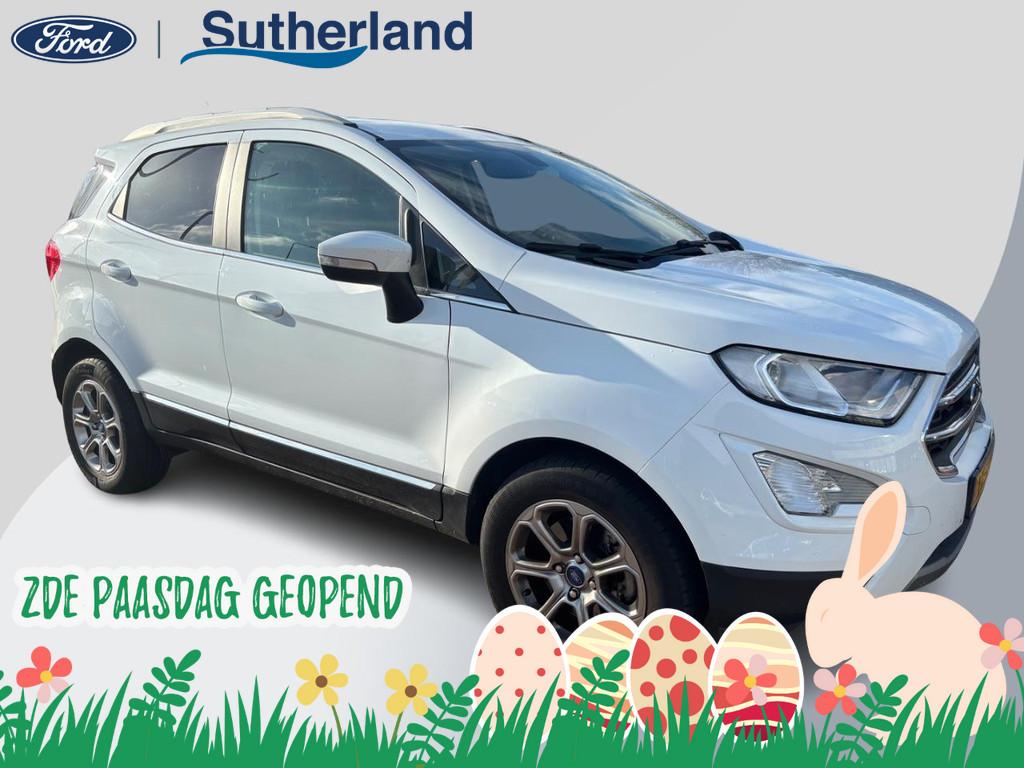 Ford EcoSport 1.0 EcoBoost Titanium 125pk | Navigatie | Wint, Voorwielaandrijving, Bluetooth, 125 pk, Gebruikt