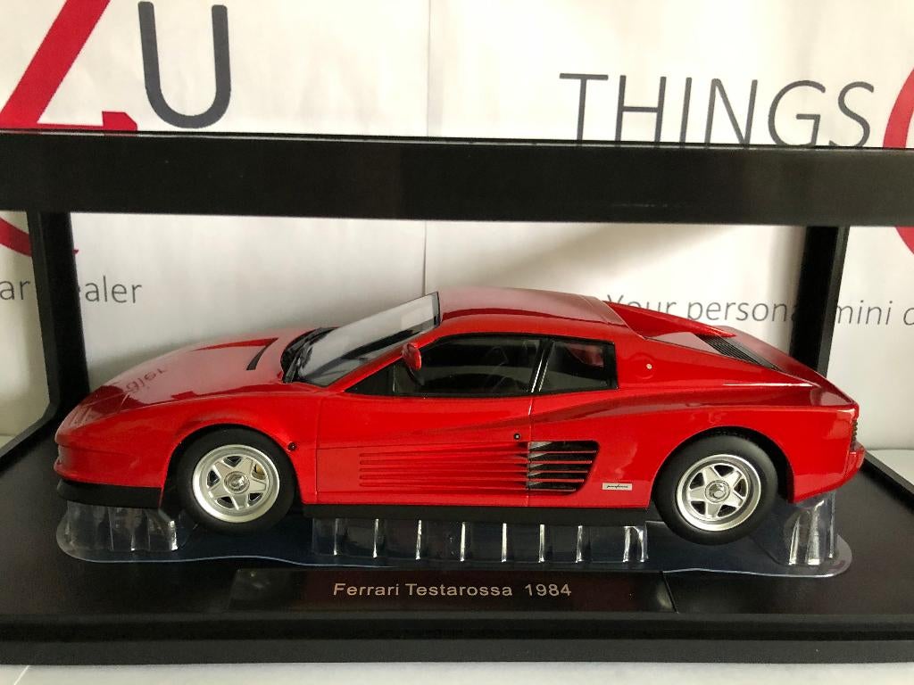 KK-Scale 1:18 Ferrari Testarossa Monospecchio 1984 rood, Ophalen of Verzenden, Nieuw, Auto, Overige merken
