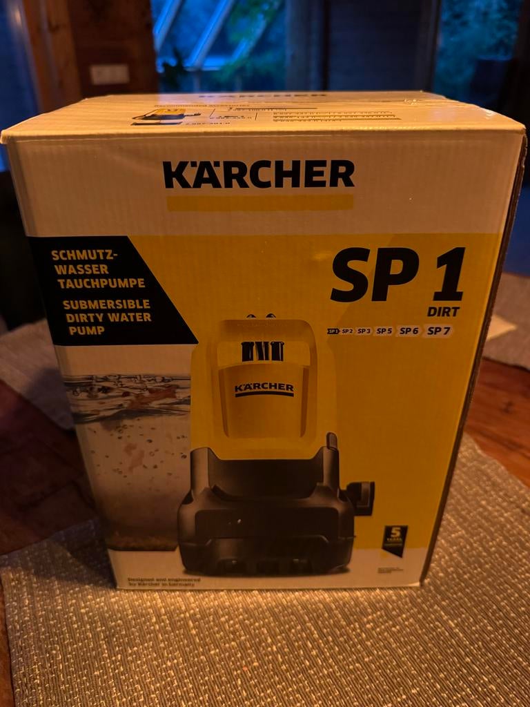 Kärcher SP 1 Dirt Dompelpomp - Nieuw in doos, Ophalen of Verzenden, Nieuw, Elektrisch, Dompelpomp