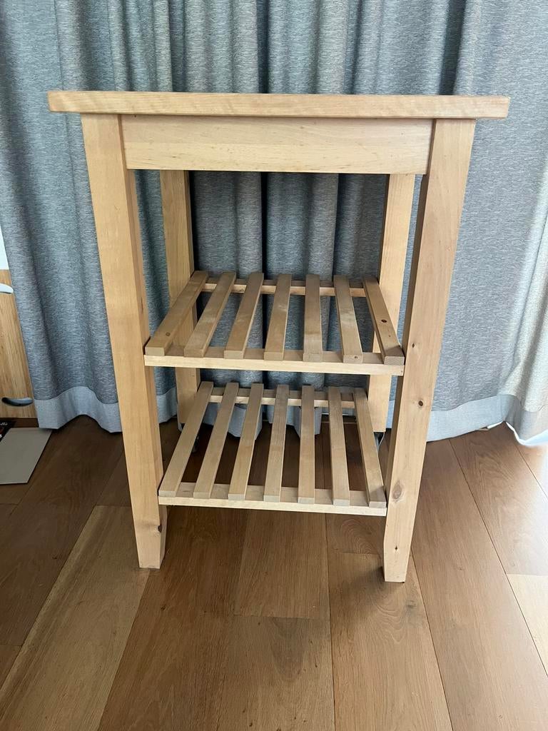 Bekväm roltafel 50x58 cm ikea, Ophalen, Zo goed als nieuw, 50 tot 75 cm, Rechthoekig