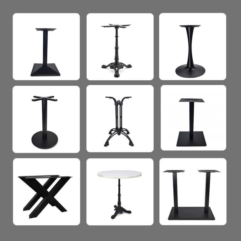 Horeca Tafelonderstellen Bistro onderstel Tafelpoten  213, Ophalen, Rond, Nieuw, 75 cm of meer