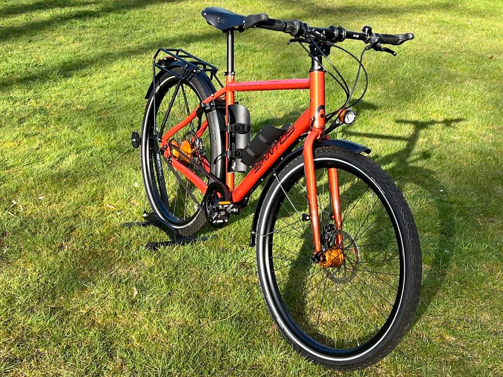 Santos Travelmaster 2+ 53cm Rohloff SON Shimano XT Gates, Overige merken, 28 inch, 10 tot 15 versnellingen, .