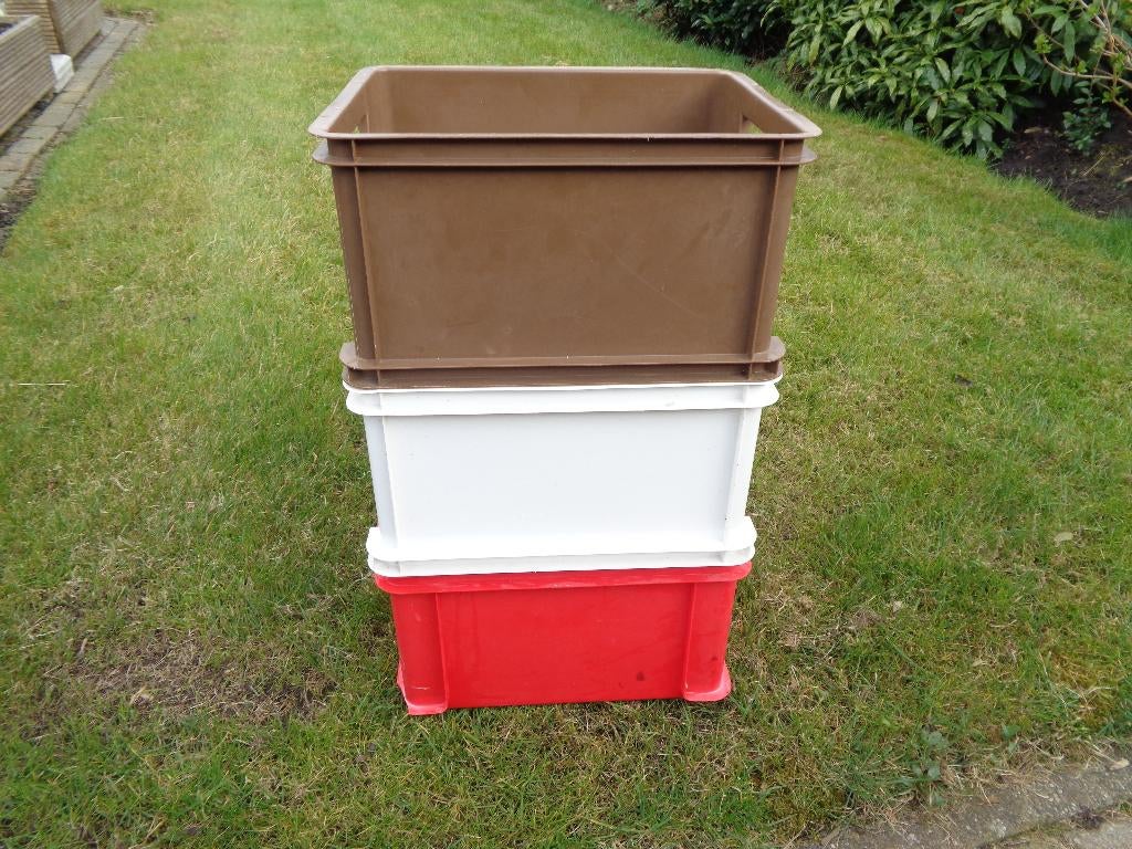 3 Curver kratten, Minder dan 35 cm, Minder dan 50 cm, Ophalen of Verzenden, Zo goed als nieuw