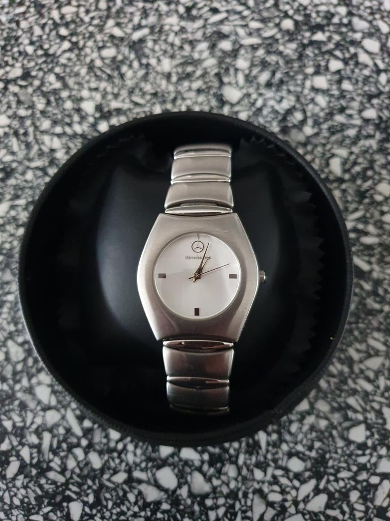Heren Horloge Mercedes Benz, Sieraden, Tassen en Uiterlijk, Horloges | Heren, Ophalen of Verzenden, Staal, Overige merken