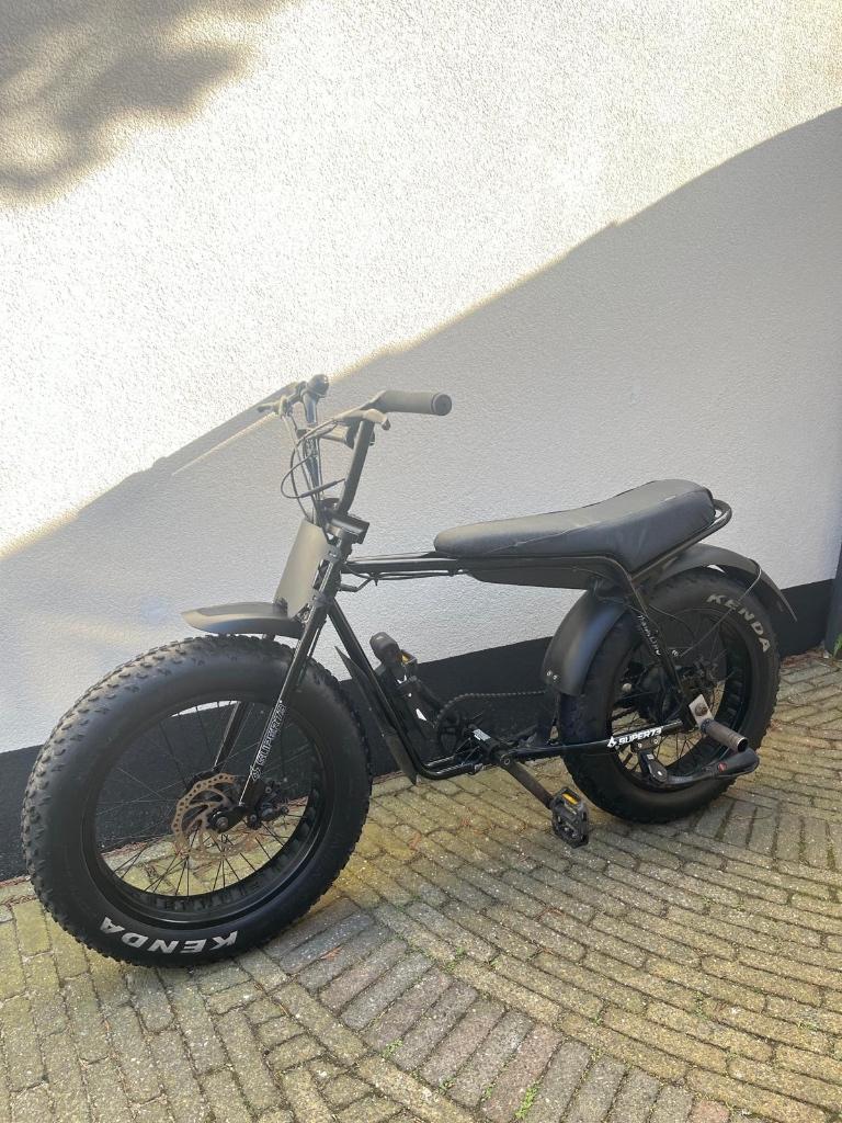 Super73 ZG Fatbike Zwart, Gebruikt, Minder dan 47 cm, 30 tot 50 km per accu, Ophalen