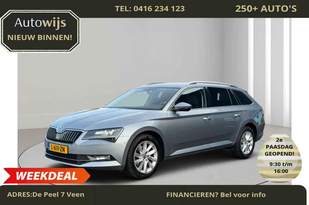 Skoda Superb Combi 1.5 TSI ACT Ambition Business|AUT|LED|Cru, Auto's, Skoda, 4 cilinders, 150 pk, Voorwielaandrijving, Automaat
