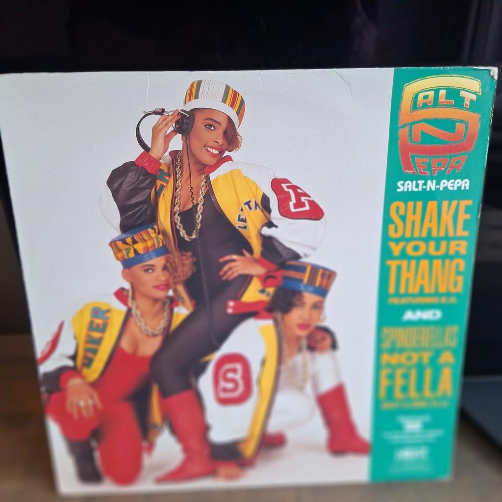 Salt n pepa shake your thing maxi single, Gebruikt, Maxi-single, Ophalen of Verzenden, 12 inch