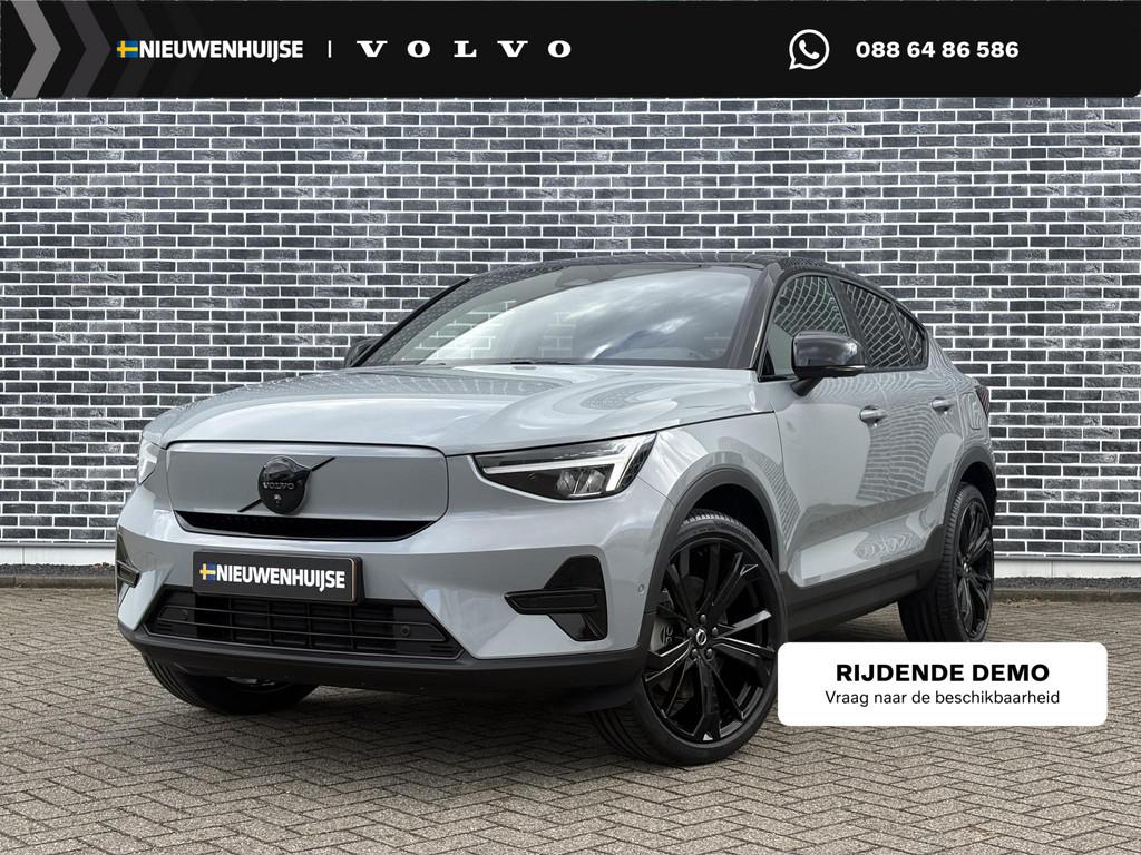 Volvo EC40 Single Motor Extended Range Ultra Black Edition |, Auto's, Volvo, Bedrijf, Te koop, EC40, 360° camera, ABS, Achteruitrijcamera