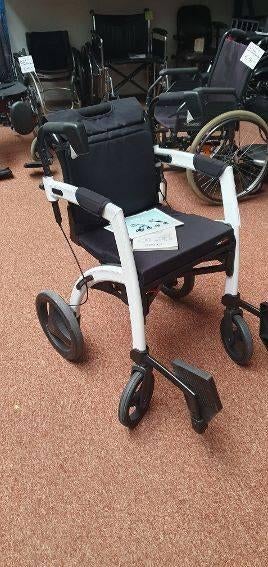 Rollz Motion rollator/rolstoel Wit, Ophalen, Inklapbaar, Zo goed als nieuw, Rollz Motion