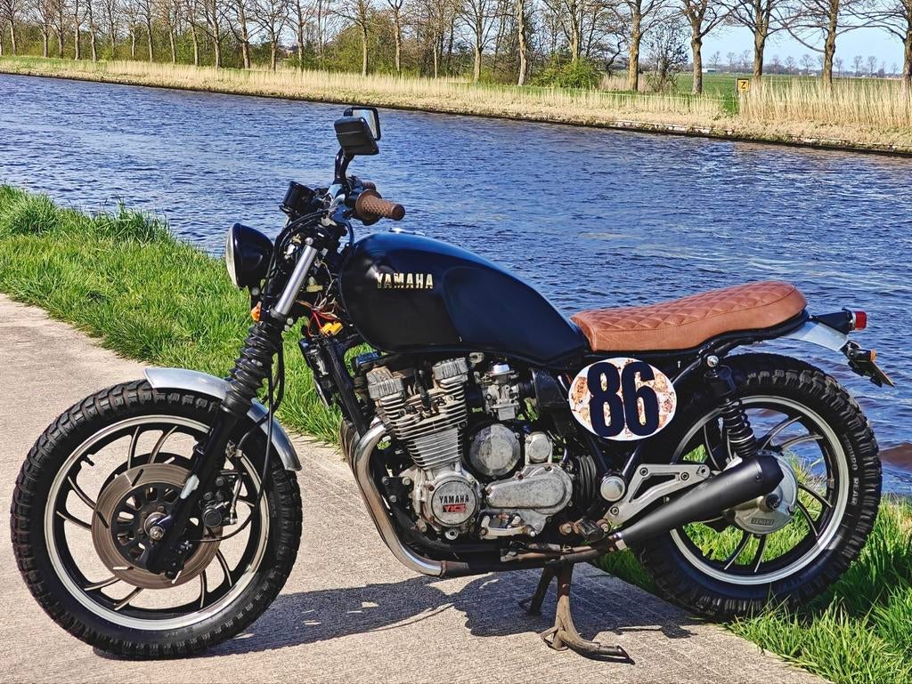 Yamaha XJ750 scrambler belasting vrij nw banden uitlaat zade, Ophalen of Verzenden, Gebruikt