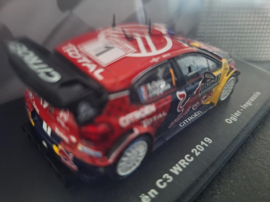 Citroën C3 #1 WRC Rally Monte Carlo Schaal 1:43, Hobby en Vrije tijd, Modelauto's | 1:43, Overige merken, Atlas, Auto, Atlas