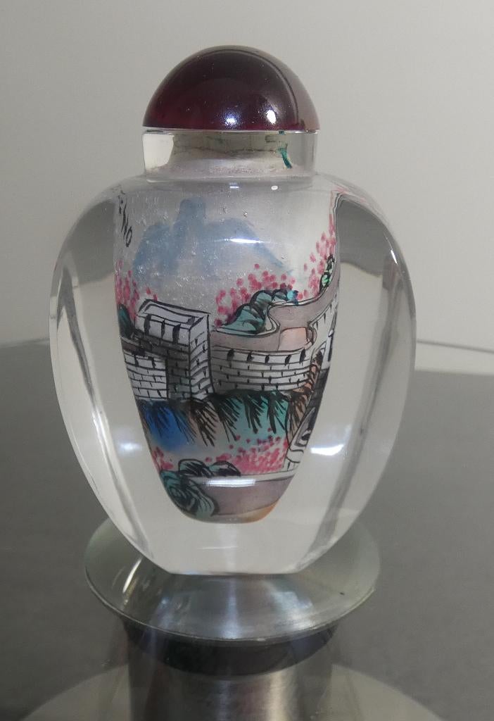 Chinese handbeschilderde snuff bottle [1984], Ophalen