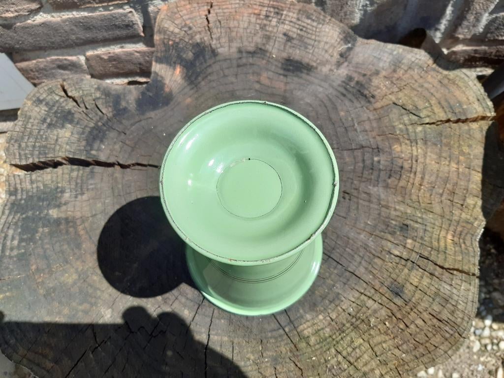 Reseda emaille maatbeker van Edy, Ophalen of Verzenden