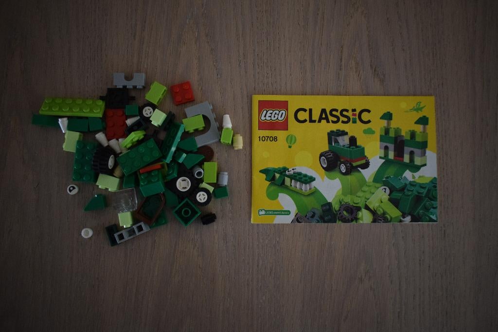 Lego 10708 Classic groene creatieve doos, Lego, Compleet, Ophalen of Verzenden, Zo goed als nieuw
