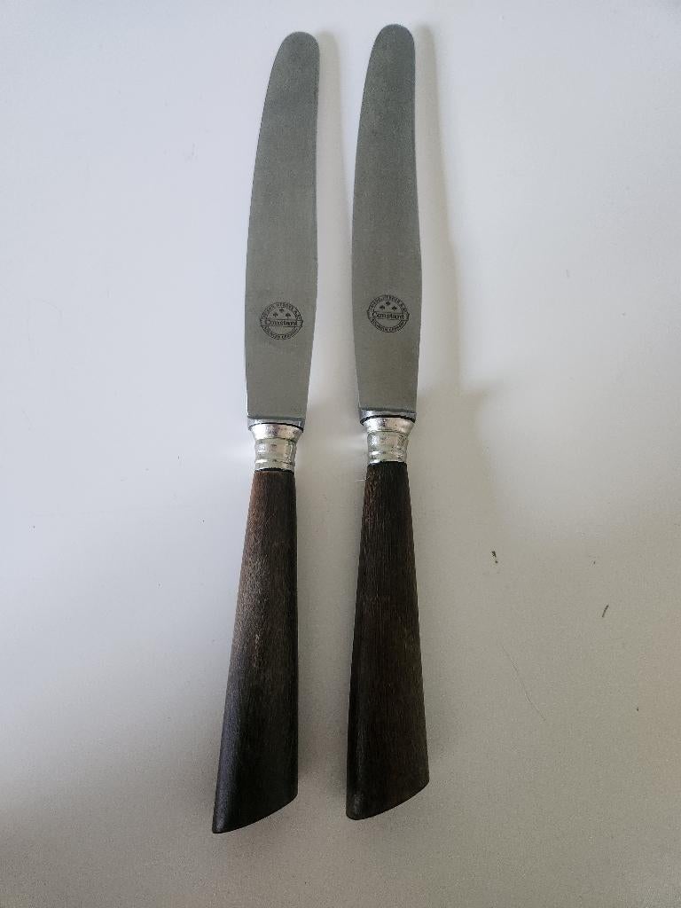 2x Mes Friedrich Herder met mooie handvat, Antiek en Kunst, Ophalen of Verzenden