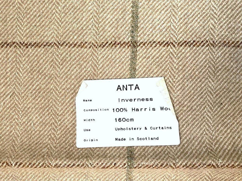 ANTA Inverness; bijzondere SCHOTSE meubelstof; beige, Wol, 120 cm of meer, Beige, Nieuw