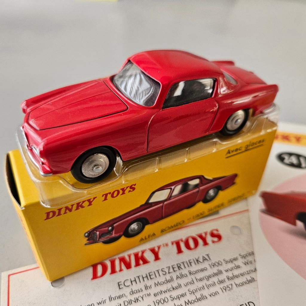 DINKY TOYS/ATLAS: ALFA ROMEO 1900 SUPER SPRINT, nr. 24J, Hobby en Vrije tijd, Modelauto's | 1:43, Ophalen of Verzenden, Zo goed als nieuw