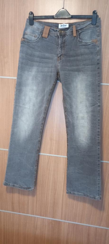 jeans SPIJKERBROEK john baner jeanswear 48 JEANS HEREN, Ophalen of Verzenden, Zo goed als nieuw, Grijs, W33 - W34 (confectie 48/50)