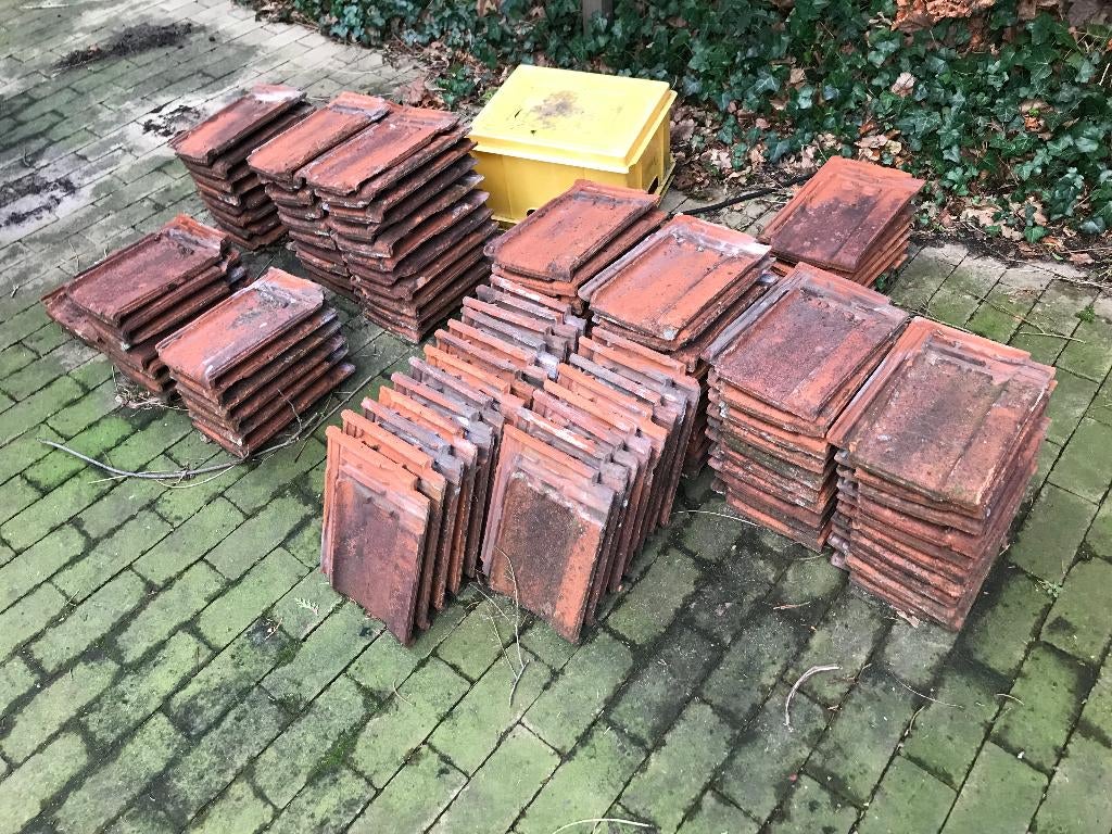 dakpannen tuile du nord, Gebruikt, Steen of Klei, Ophalen of Verzenden, 15 m² of meer