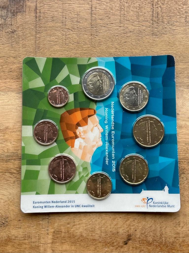 Euro munten set Nederland 2015, Ophalen of Verzenden, Koningin Beatrix, Euro's