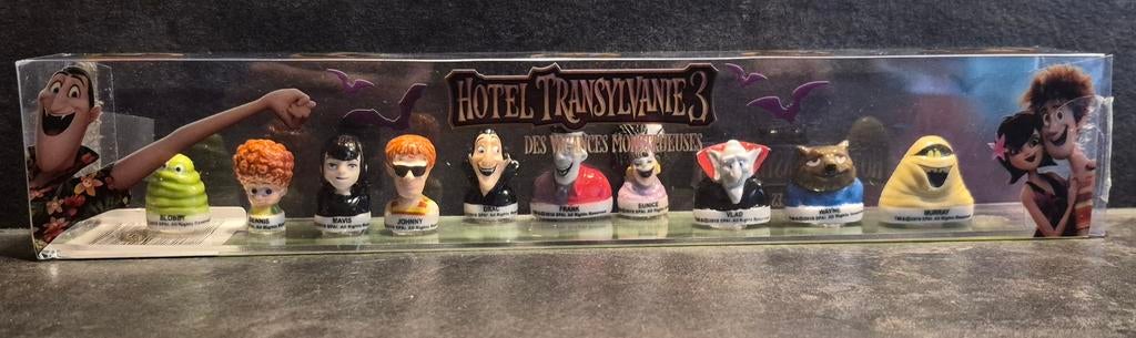 Complete set 'fèves' Hotel Transsylvanië 3 uit Frankrijk, Verzamelen, Ophalen of Verzenden, Overige figuren, Zo goed als nieuw