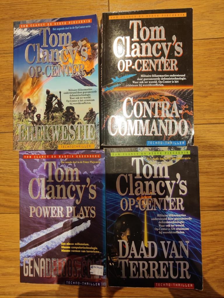 Tom Clancy boekenpakket: 4 spannende thrillers, Boeken, Ophalen of Verzenden, Nederland