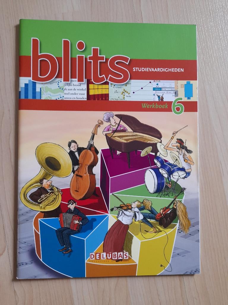NIEUW BLITS WERKBOEK STUDIEVAARDIGHEDEN GROEP 6, Ophalen of Verzenden, Nieuw, Overige niveaus, Nederlands