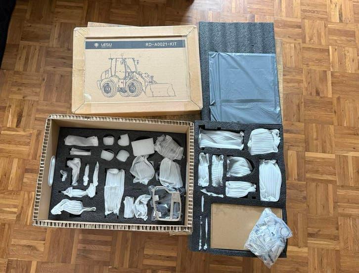 Lesu RC 1/14 Komatsu shovel Kit, Ophalen of Verzenden, Nieuw, Schaal 1:14, Auto offroad