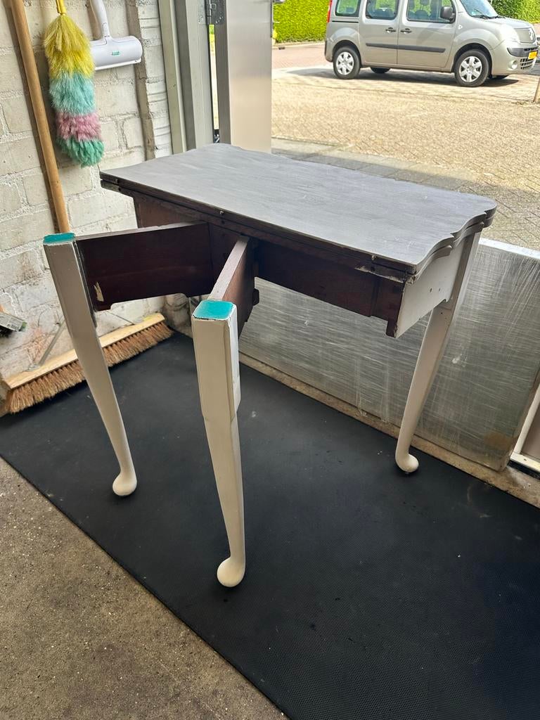 Prachtige antieke speeltafel Queen Anne-stijl, Ophalen of Verzenden