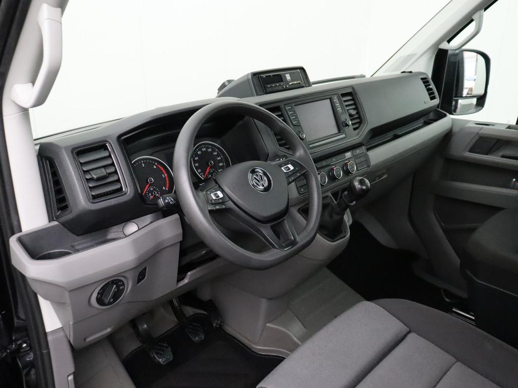 Volkswagen Crafter 2.0TDi 177PK Tijhof Oprijwagen | 3500Kg T, Stof, Gebruikt, Volkswagen, Zwart