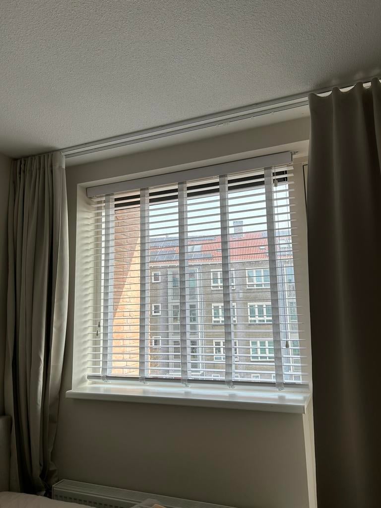 Witte PVC jaloezien, Ophalen, Zo goed als nieuw