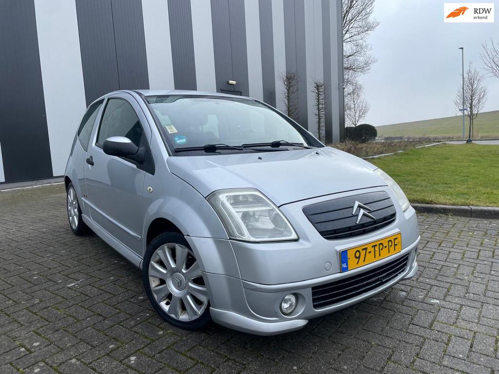 Citroen C2 1.6i-16V VTS 122PK 1e Eigenaar-Airco-Lmv-Elekpakk, 450 kg, Gebruikt, 4 cilinders, 4 stoelen