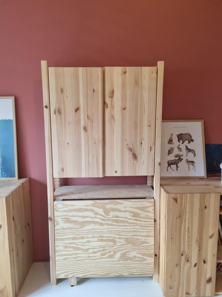 Ikea ivar met klaptafel, Ophalen, Zo goed als nieuw