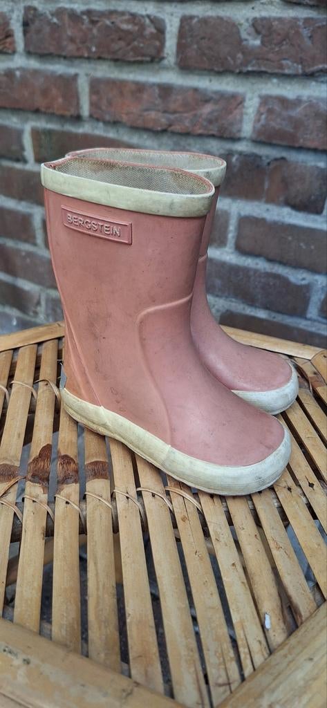 Bergstein regenlaarsjes roze maat 22, Kinderen en Baby's, Kinderkleding | Schoenen en Sokken, Ophalen of Verzenden, Gebruikt, Meisje