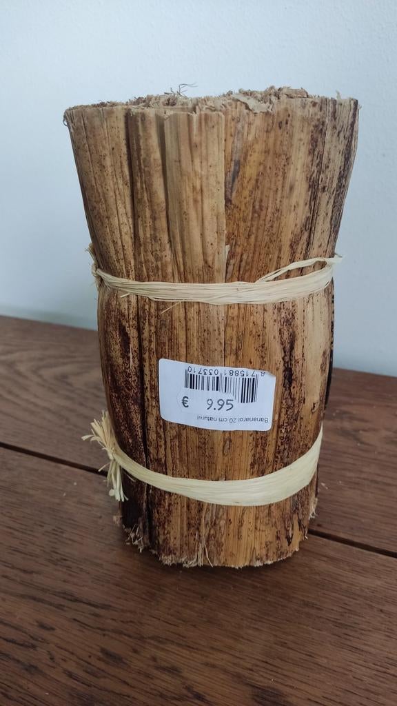 Bananenrol bananenblad 20cm, Ophalen of Verzenden, Nieuw