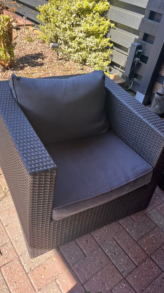 Lounge set, Ophalen, Kunststof, Gebruikt, Bijzettafel