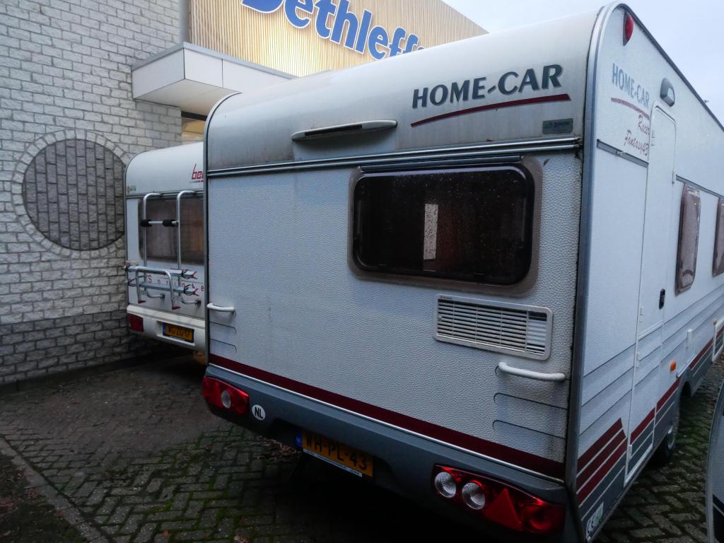 Home-Car Racer Fantasy 43 Incl. Mover, Fietsenrek, Caravans en Kamperen, Caravans, Home-car, Schokbreker, Bedrijf, Treinzit