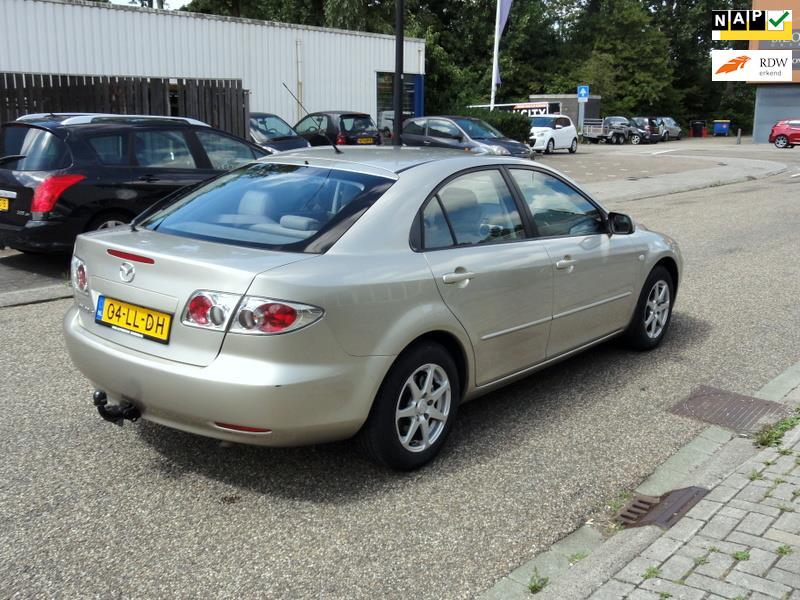 Mazda 6 Sport 2.0i Touring NAP Airco Apk Tot 24/07/2026, Voorwielaandrijving, Stof, Gebruikt, 142 pk