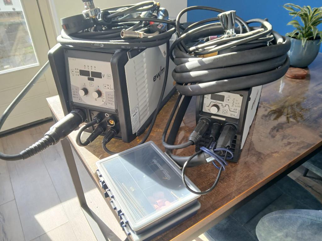 EWM Picomig 180 en Picotig 200 Puls Lasmachines, Doe-het-zelf en Verbouw, Gereedschap | Lasapparaten, Nieuw, Co2, 150 tot 250 ampère